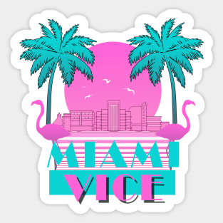 Miami Vice Palm Sticker